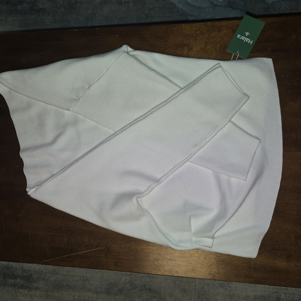 Off-the-Shoulder Cream Sweater